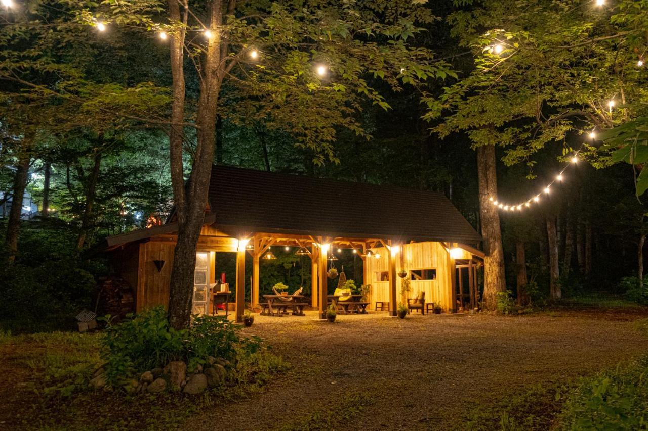 Kizuna Lodge&BBQ Centre Hakuba Eksteriør billede