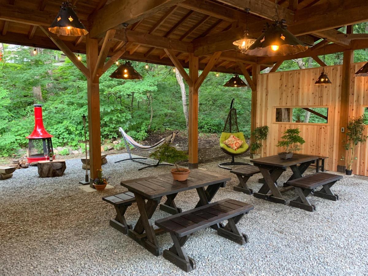Kizuna Lodge&BBQ Centre Hakuba Eksteriør billede